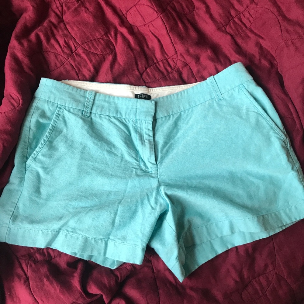 Three Pairs of shorts - Tiffany Blue J. Crew City Fit Chino Shorts